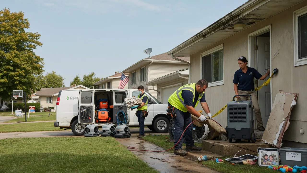 Water Damage Restoration in Hoffman, IL near me
